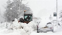 Snhová kalamita (ilustraní snímek).